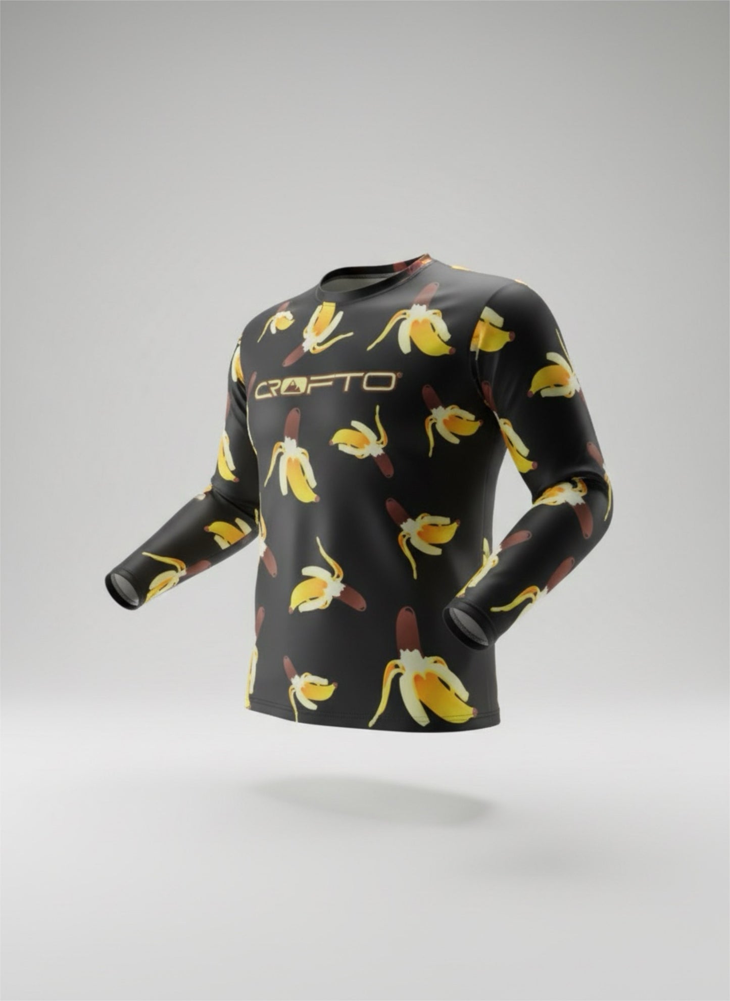 CROFTO Go Bananas Long Sleeve Riding Jersey for Kids