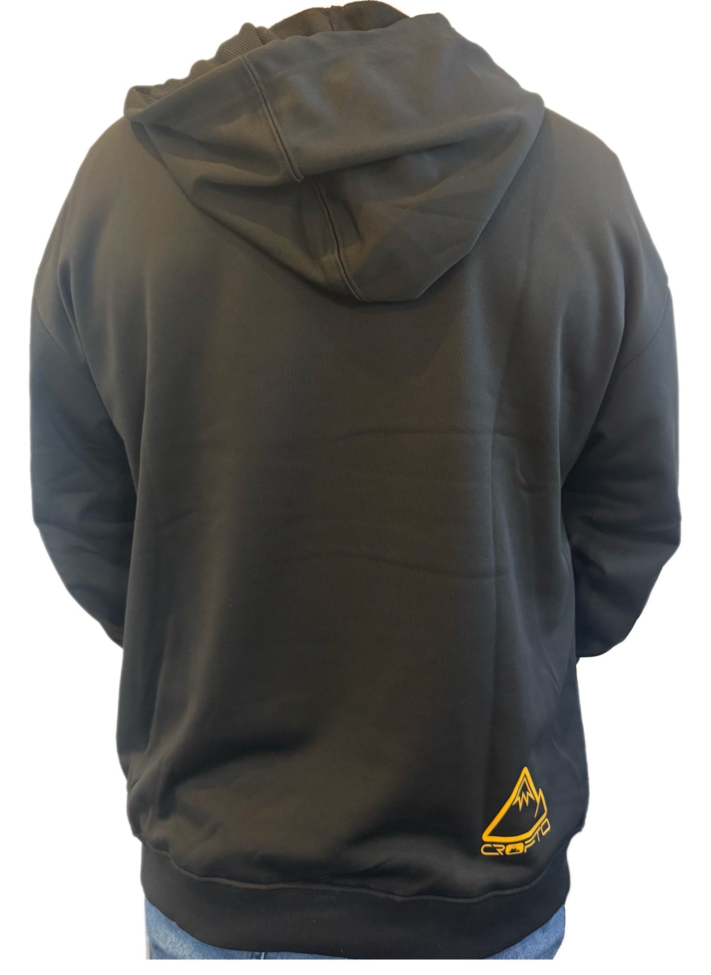 CROFTO Unisex MTB Trail Hoodie -Black & Gold