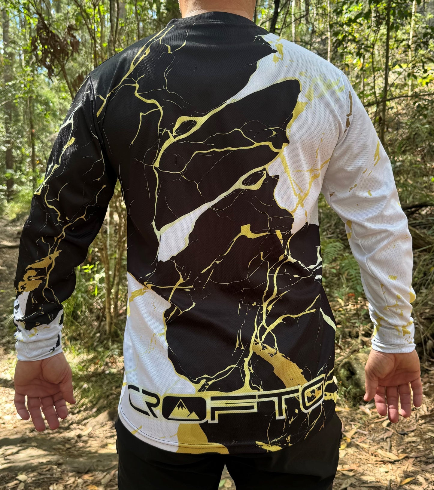 CROFTO Marble Long Sleeve Mountain Bike Riding Jersey