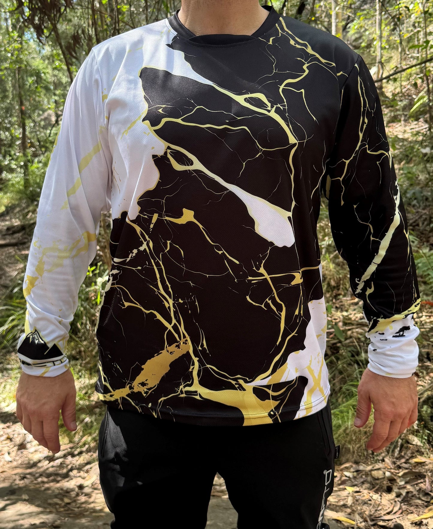 CROFTO Marble Long Sleeve Mountain Bike Riding Jersey