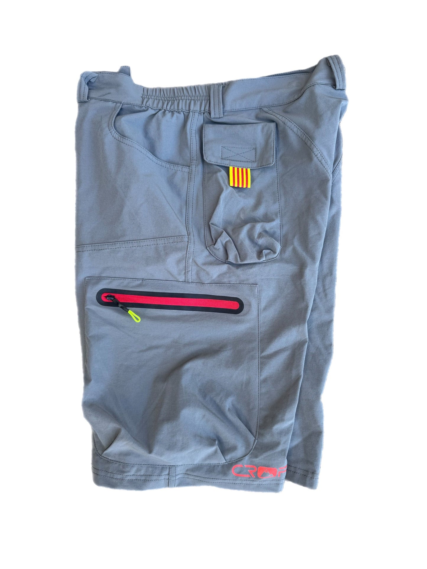 CROFTO MTB 4-way Stretch Riding Shorts - Grey & Red