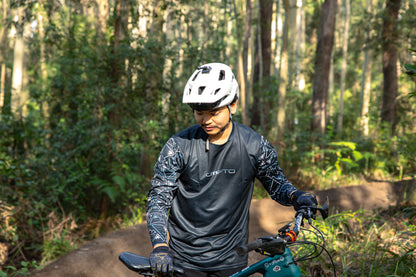 CROFTO Mozaic Mountain Bike Jersey | Lightweight Trail & Enduro MTB Jersey