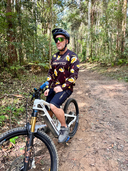 CROFTO Go Bananas MTB Jersey – Lightweight, Breathable Long Sleeve for Trail Riders who want to stand out.