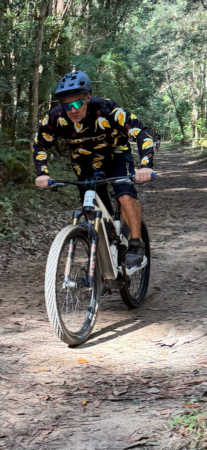 CROFTO Go Bananas MTB Jersey – Lightweight, Breathable Long Sleeve for Trail Riders who want to stand out.
