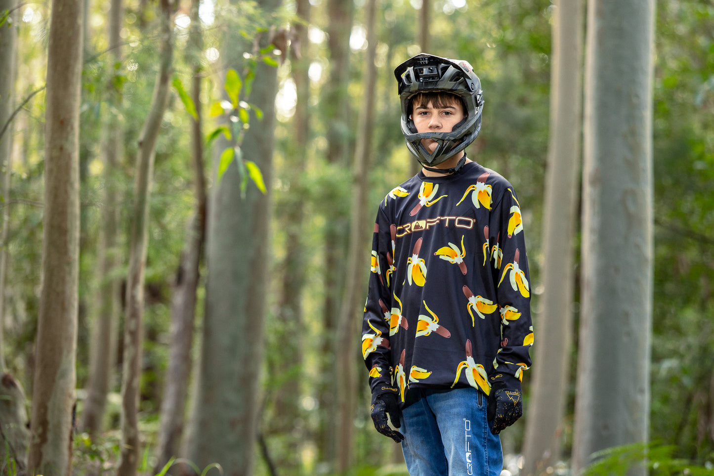 CROFTO Go Bananas Mountain Bike Jersey | Lightweight Trail & Enduro MTB Jersey