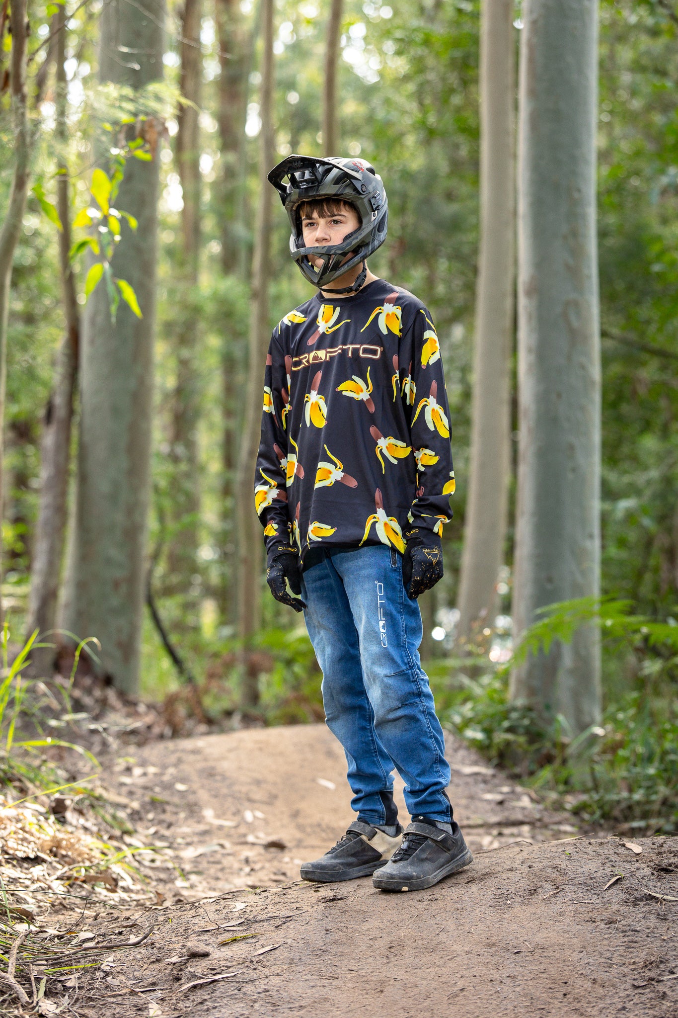 CROFTO Go Bananas Mountain Bike Jersey | Lightweight Trail & Enduro MTB Jersey