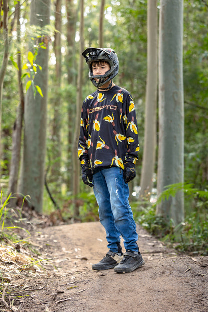 CROFTO Go Bananas Mountain Bike Jersey | Lightweight Trail & Enduro MTB Jersey