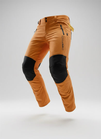 CROFTO Amaroo MTB Pants – Burnt Orange | High-Performance Trail Pants