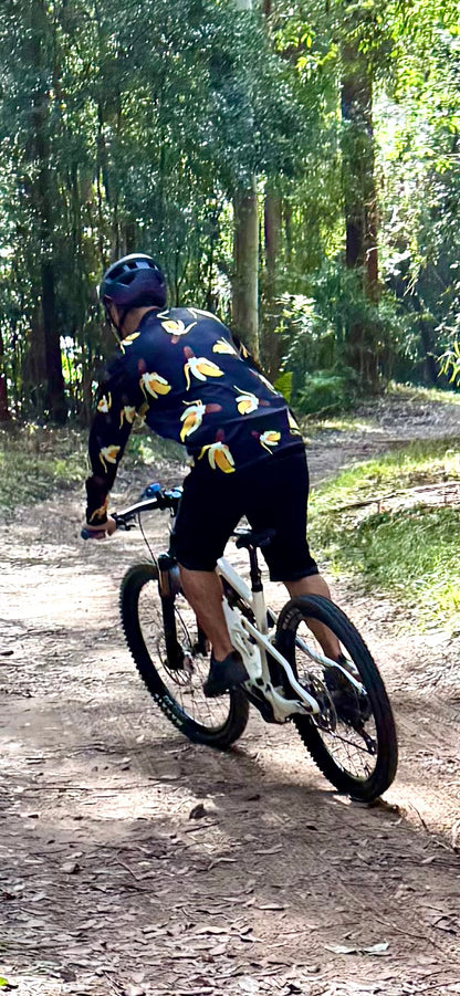 CROFTO Go Bananas MTB Jersey – Lightweight, Breathable Long Sleeve for Trail Riders who want to stand out.