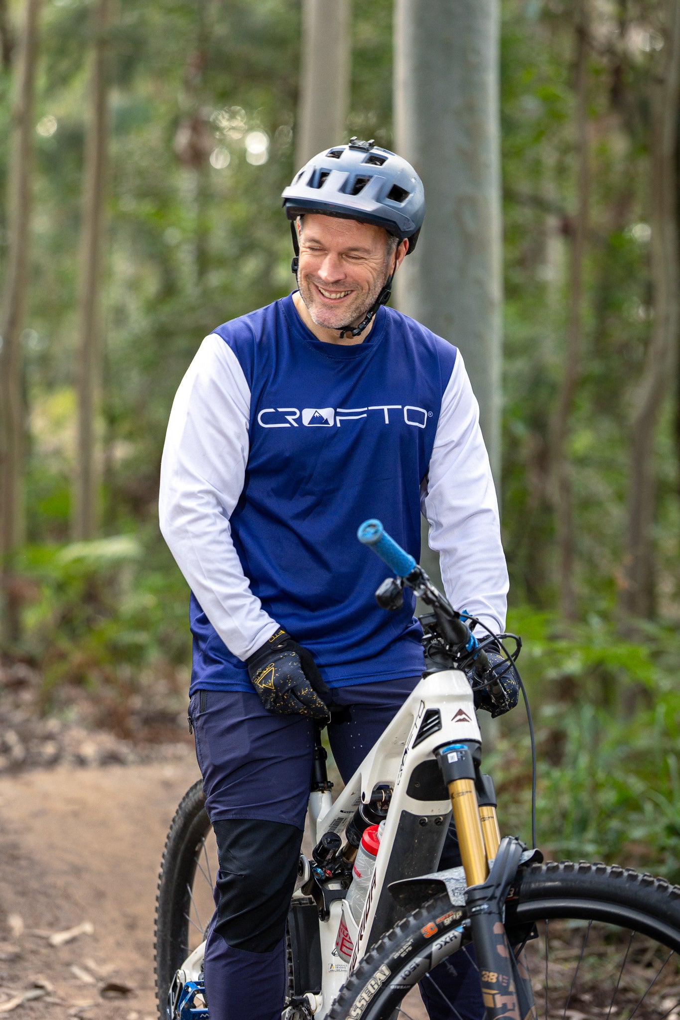 CROFTO Cardrona Mountain Bike Jersey | Lightweight Trail & Enduro MTB Jersey