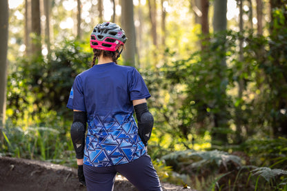 CROFTO Eiger Mountain Bike Jersey Navy | Lightweight Short Sleeve Trail MTB Jersey