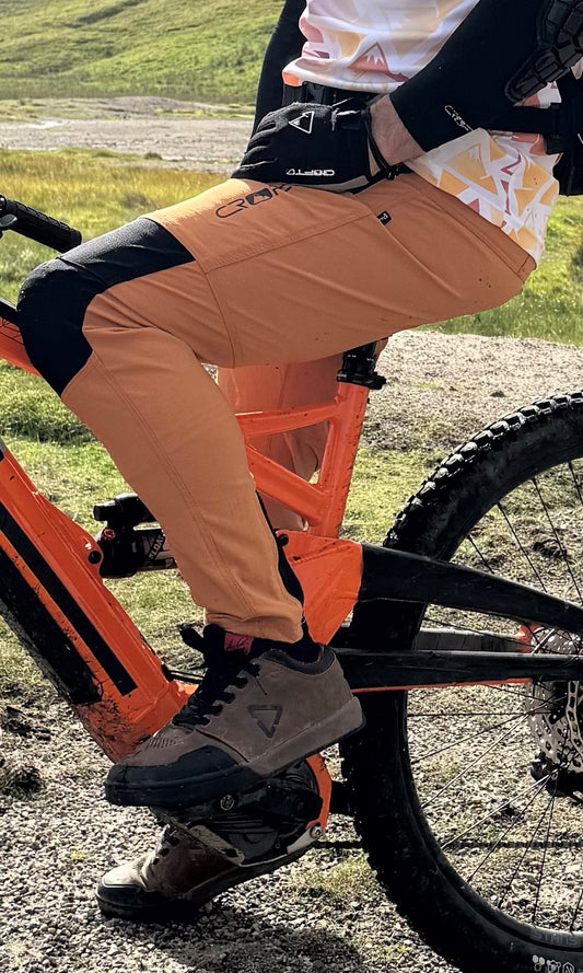 CROFTO Amaroo MTB Pants – Burnt Orange | High-Performance Trail Pants