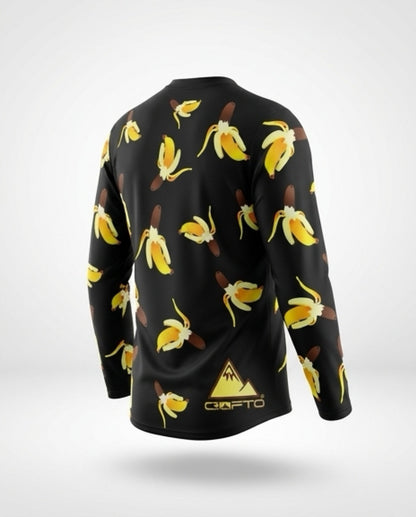 CROFTO Go Bananas Long Sleeve Riding Jersey for Kids
