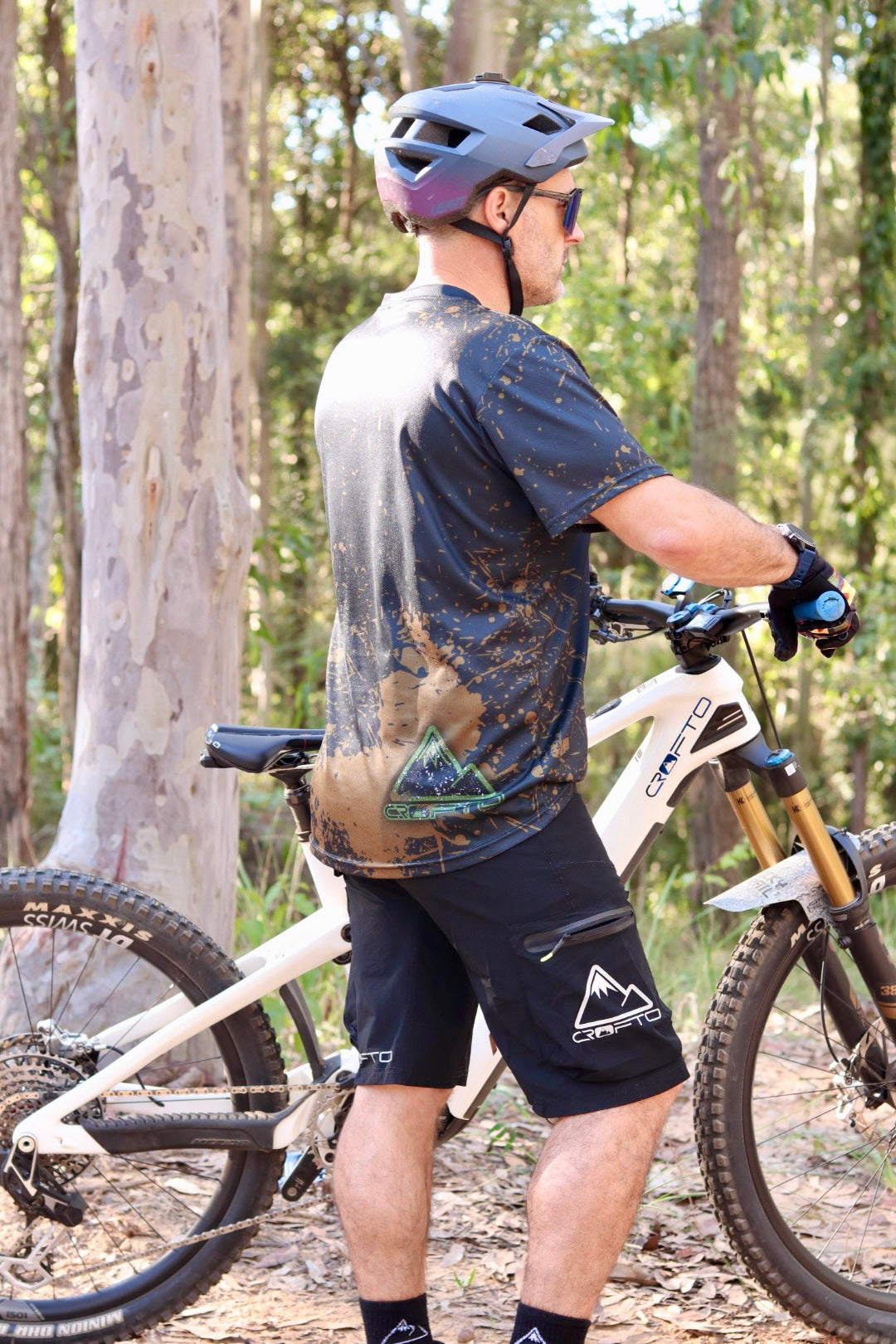 CROFTO MTB Shorts – Ultra-Comfy, 4-Way Stretch Performance for Enduro Trail Riders | Black