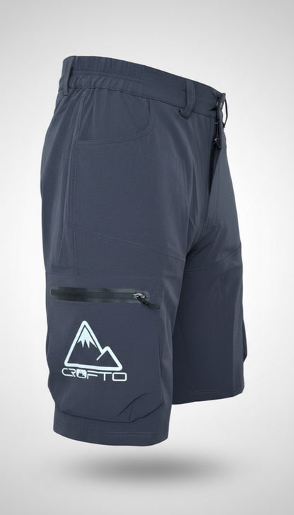 Crofto 4 way stretch mtb shorts in grey