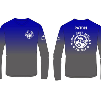 Long sleeve custom crofto mtb jersey for Dirt Ninjas team