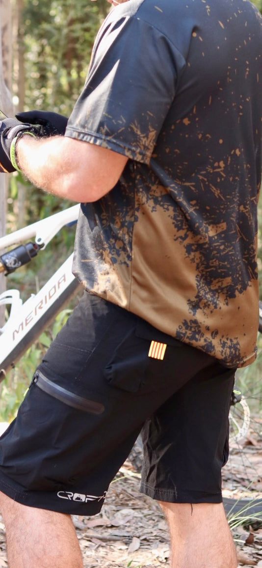 CROFTO MTB Shorts – Ultra-Comfy, 4-Way Stretch Performance for Enduro Trail Riders | Black