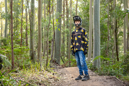 CROFTO Go Bananas Mountain Bike Jersey | Lightweight Trail & Enduro MTB Jersey