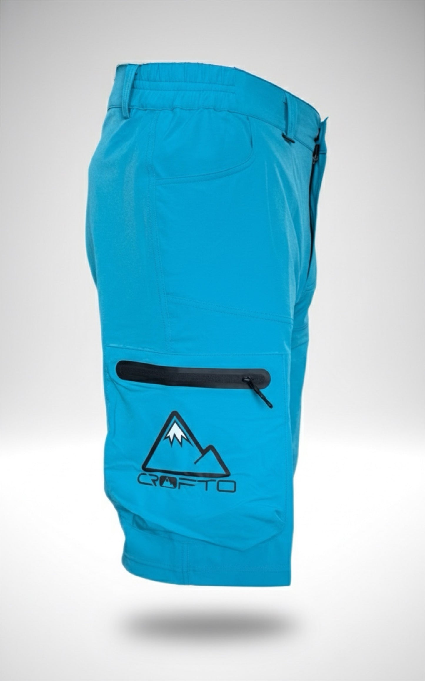 CROFTO MTB Shorts – Ultra-Comfy, 4-Way Stretch Performance for Enduro Trail Riders - Electric Blue