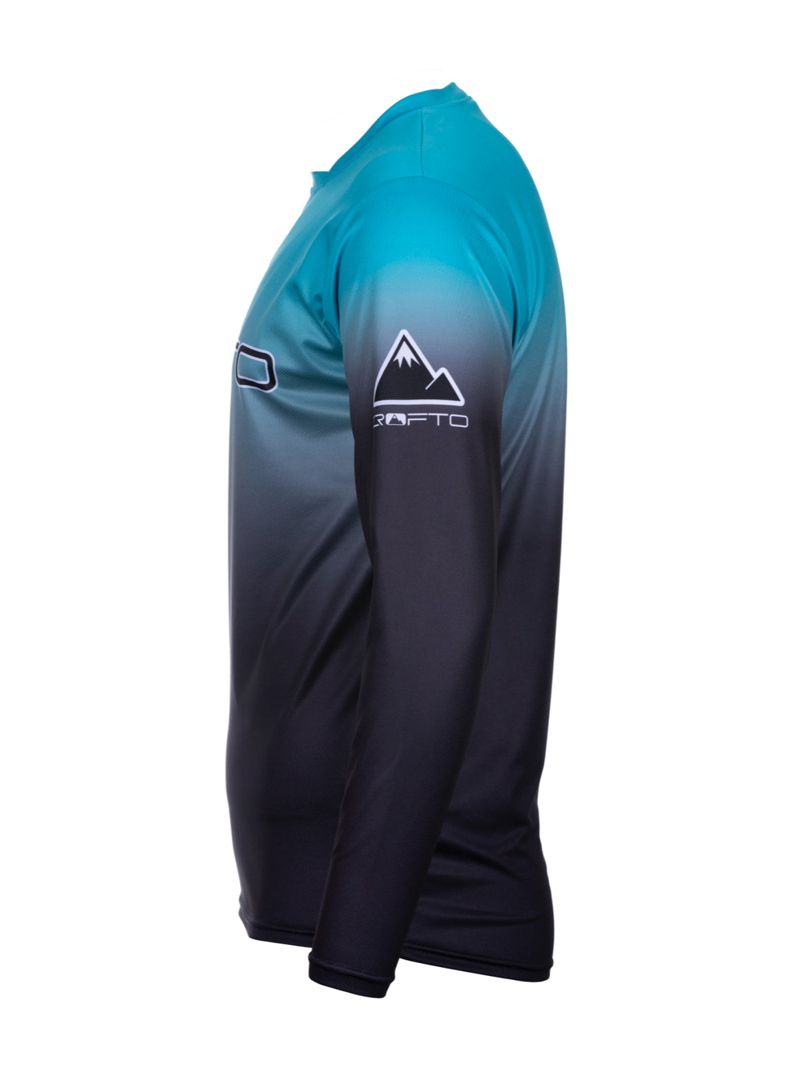 CROFTO Fade Long Sleeve Riding Jersey - Grey & Teal