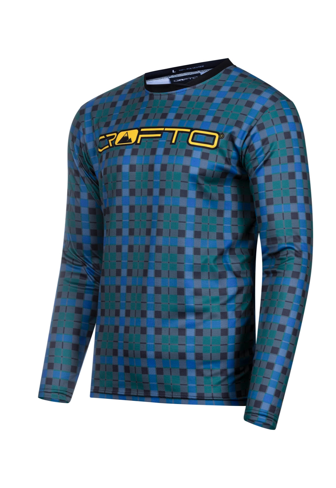 CROFTO Mackay Tartan Long Sleeve Riding Jersey