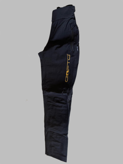 Kids MTB Pants Black & Gold