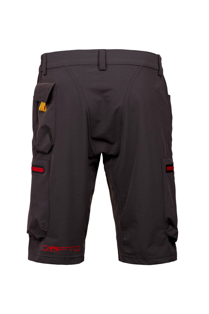 CROFTO MTB 4-way Stretch Riding Shorts - Grey & Red