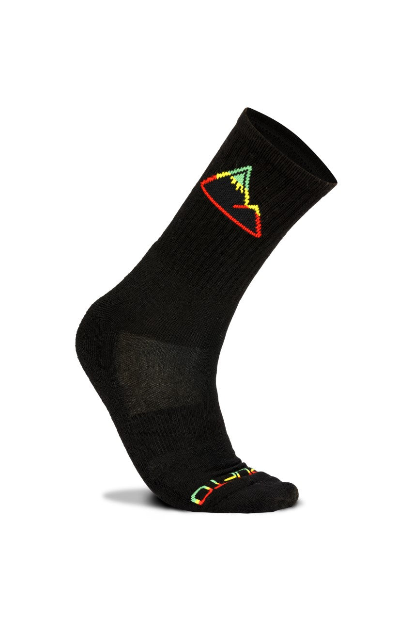 mountain biking crew socks bamboo rainbow australia