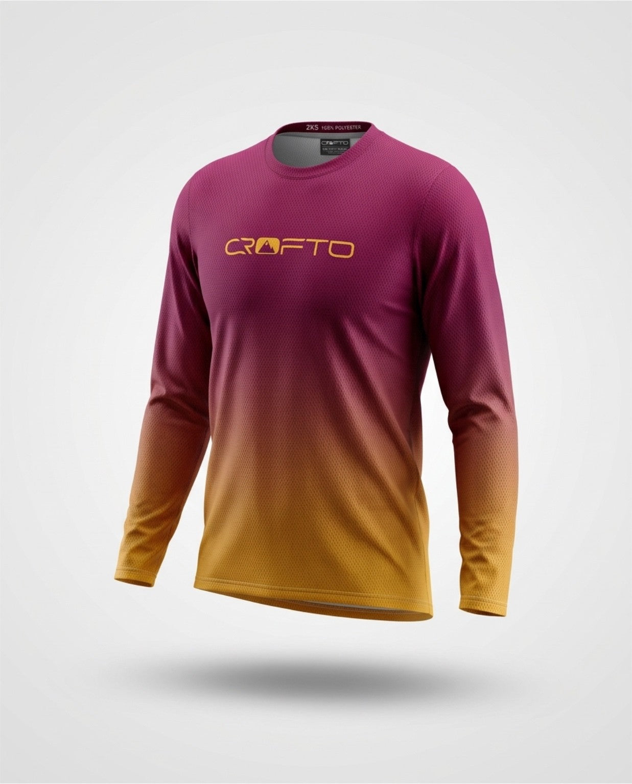 CROFTO MTB Fade Long Sleeve Jersey – Smooth Gradient, All‑Day Ride Comfort