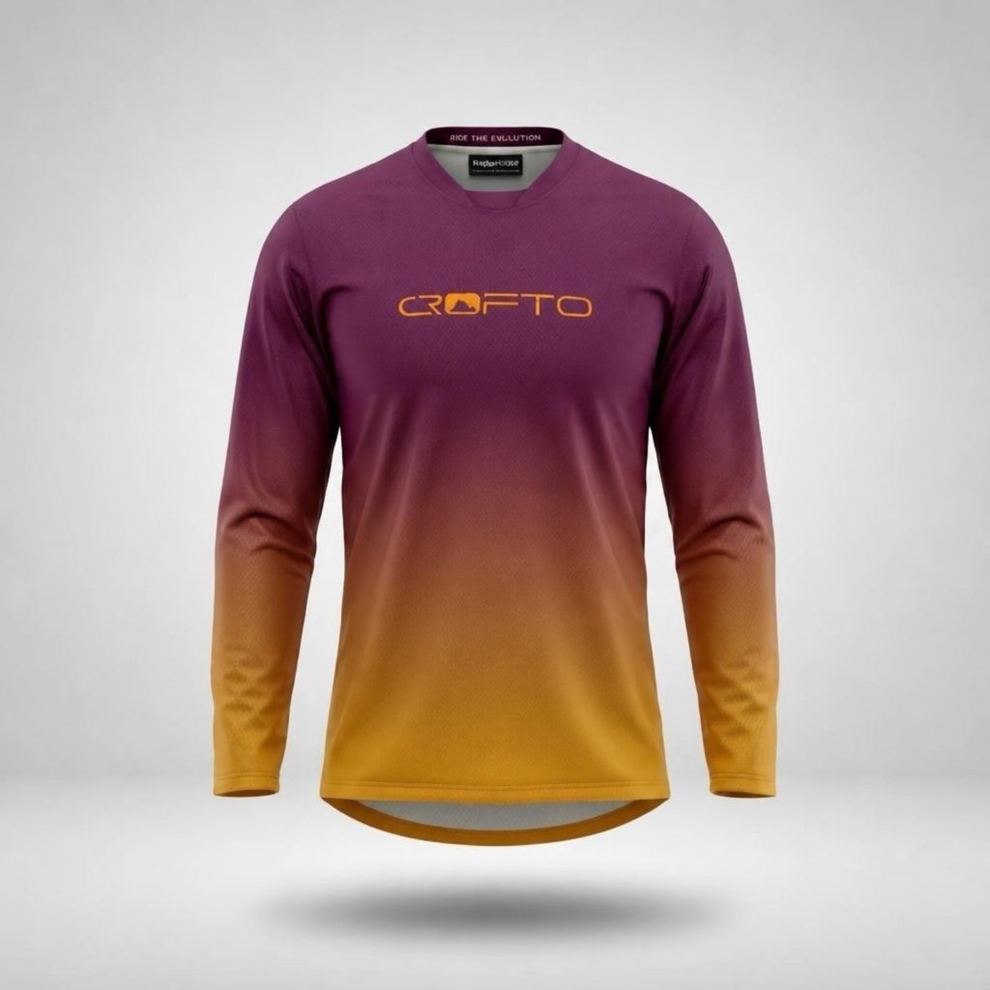 CROFTO MTB Fade Long Sleeve Jersey – Smooth Gradient, All‑Day Ride Comfort
