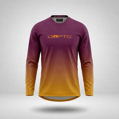 CROFTO MTB Fade Long Sleeve Jersey – Smooth Gradient, All‑Day Ride Comfort