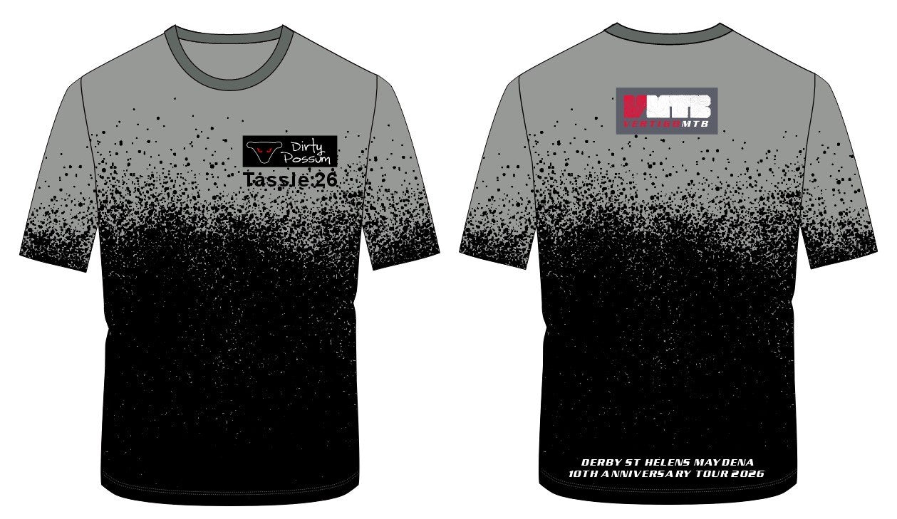 Dirty Possum MTB Club custom riding jersey designed by Crofto