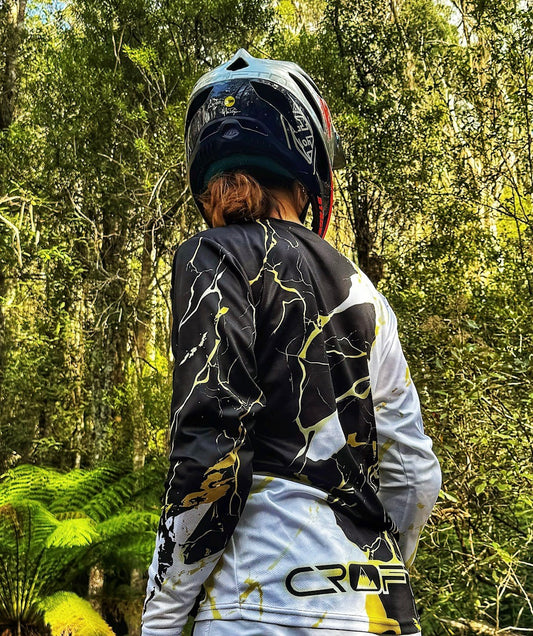 CROFTO Marble Long Sleeve Mountain Bike Riding Jersey