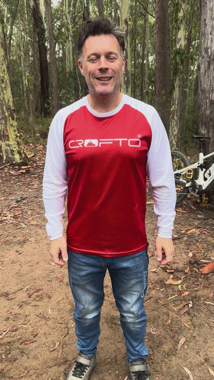 CROFTO Jekyl MTB Jersey – Lightweight, Breathable Long Sleeve for Trail Riders